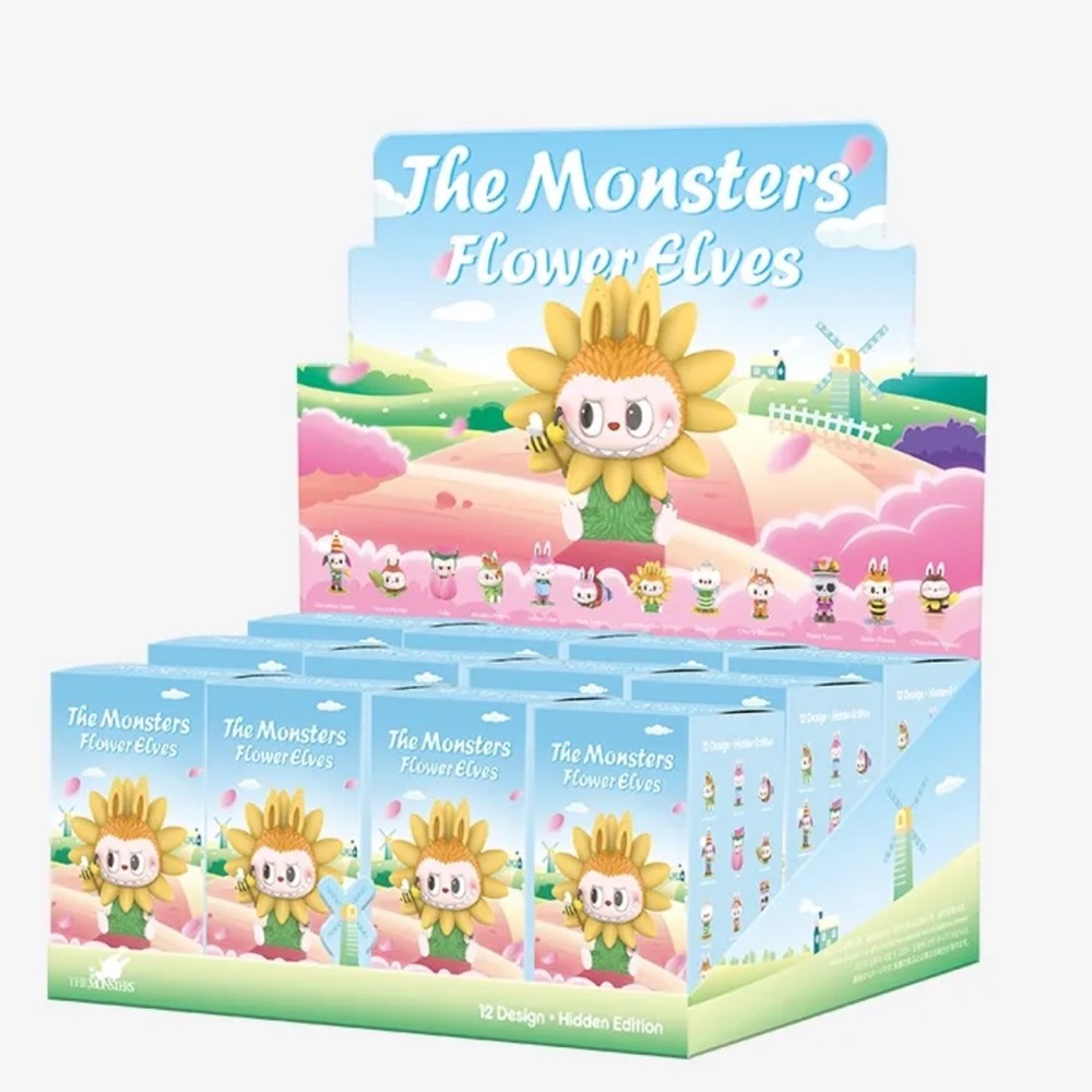 POP MART Labubu The Monsters Flower Elves Collectible, 1 Blind Box